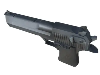 45-Desert Eagle 50AE-gun model 3d game ready model Low-poly 3D model