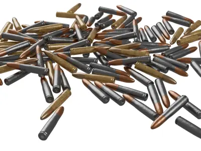Pile Of Bullet 3D model