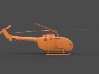 BO 105 3D print model