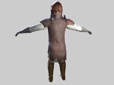 Goblin warrior Low-poly 3D model