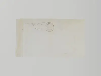 Mosley Folding Bathtub 1899 advertising envelope Low-poly 3D model