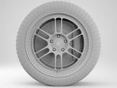 Enkei Performance RPF01 Rim 3D model