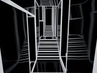 Minimalist Labyrinth Free low-poly 3D model