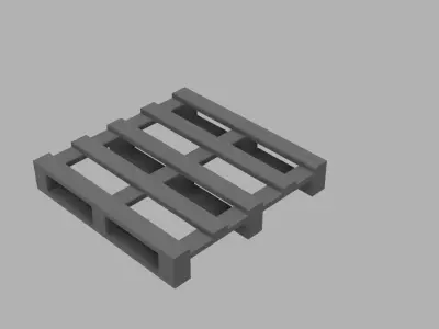 Block Building Pallet Diorama 1-43 scale 3d print model  3D print model