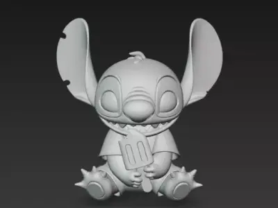 Stitch - Ice Cream 3D print model