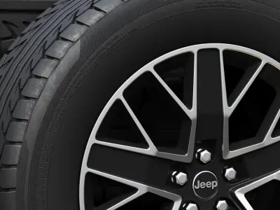 Jeep wheels 3D model