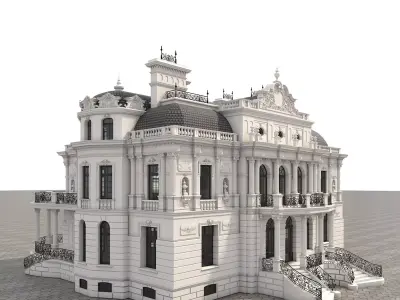 Classical style Villa 2 3D model