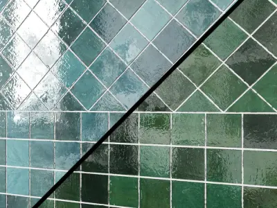 Portmore 4x4 Glazed Ceramic Tile 3D model