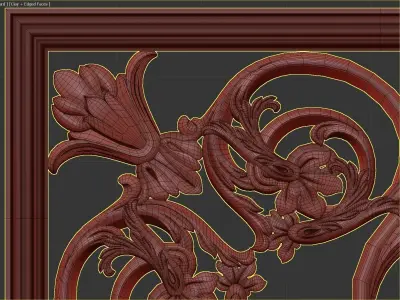 free ornamental classic decoration 3d model frame vol 32 Free 3D model