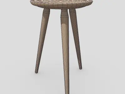 CC0 - Stool 6 Free low-poly 3D model