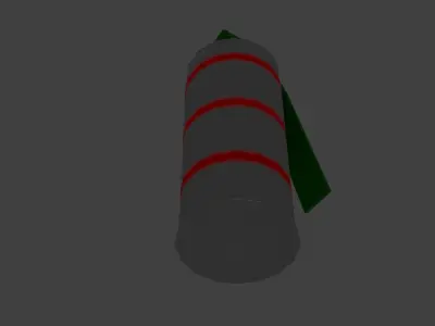 Flash Grenade Low Poly Low-poly 3D model