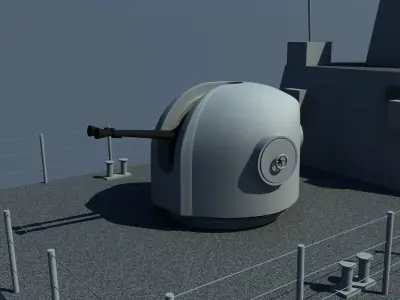 KILIC-II Class Fast Attack Craft TCG MIZRAK 3D model