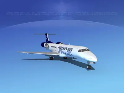 Embraer ERJ-140 Cirrus Air 3D model