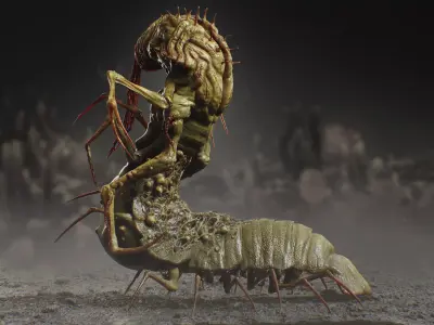 Skarnid Low-poly 3D model