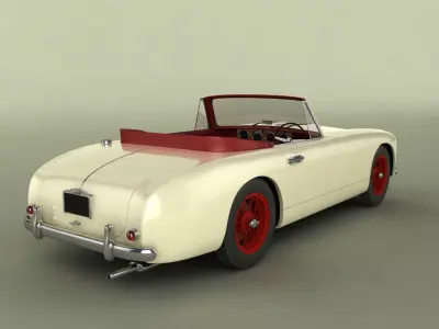 Aston Martin DB2 4 mk1 drophead cabrio 3D model