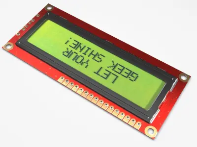 Liquid Crystal Display Screen Component 3D model