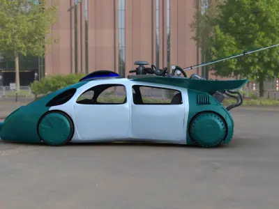 Hill Valley Police Car 2015 3D model