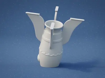 Rocket Ship 3D print model purchase