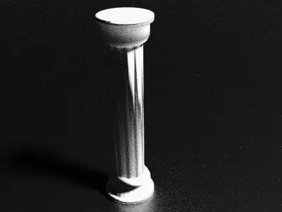 Pillar column 3D model