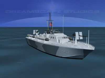 Patrol Torpedo Boat PT427 3D model