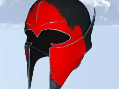 Fantasy Helmet knight 3D model