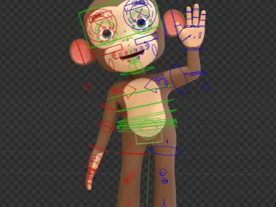  3D Monkey Model 3D model