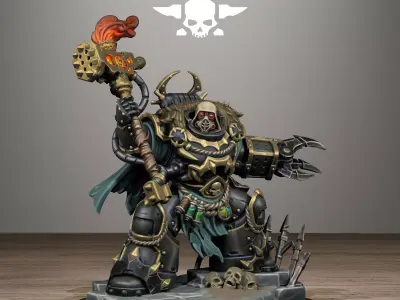 Corrupted Guard Zorvan Lord 3D print model