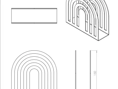napkin holder 40110261 3D model