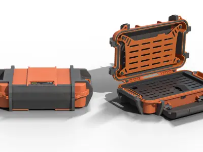 Ruck case Low-poly 3D model