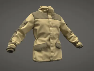 Military Jacket Gorka - Marvelous Designer 3D model
