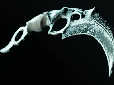 Dragon Fang Karambit 3D Model 3D model