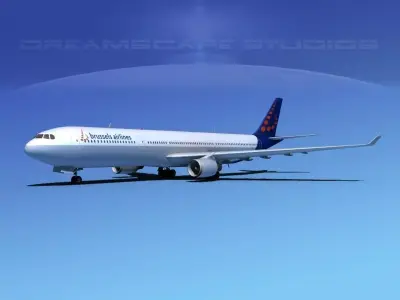 Airbus A330-300 Brussels Airlines 3D model