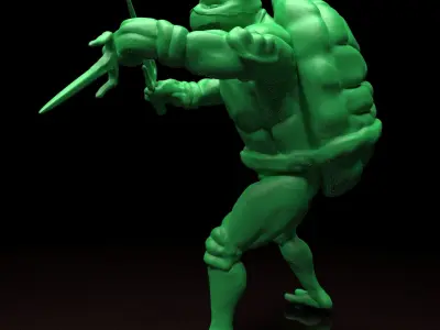 Raphael TMNT stl file 3d print model 3D print model purchase