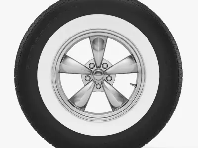 Bullit Wheel Tire BFGoodrich 3D model