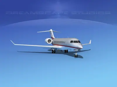 Global Express 6000 V02 3D model