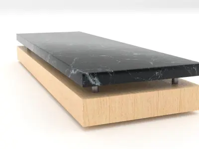 Coffee table Free low-poly 3D model order