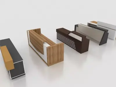 RECEPTIONS 3DS MAX 2015 5 MODEL 3D model