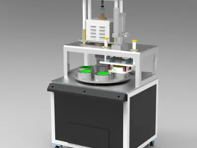 Cup-mask-production-machine cnc plastic injection moulding ma... 3D model