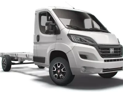 Fiat Ducato Chassis Truck Single Cab 4035 WB XL 2022 3D model
