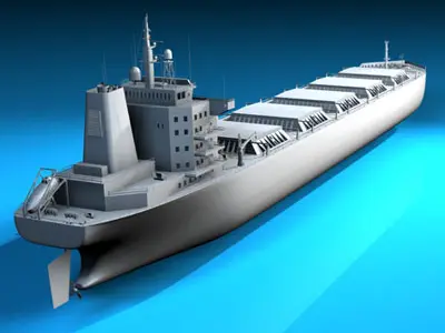 Cargo ship 3D model