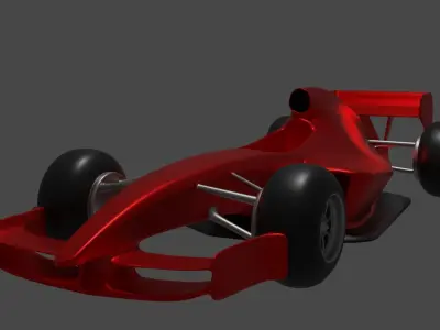 Simple F1 Car Free 3D print model
