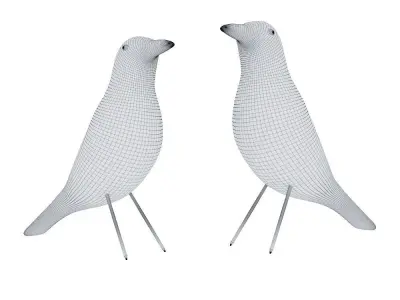 Figurine Eames House Bird 3D model