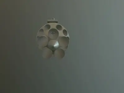 Rocket Launcher UB-16-57UM Low-poly 3D model