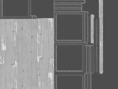 Public Bench  Low-poly 3D model purchase