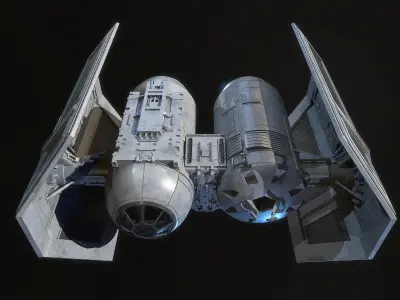TIE Bomber Star Wars 3D model