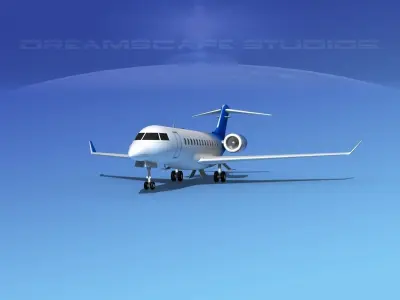 Bombardier Global Express 6000 V15 3D model