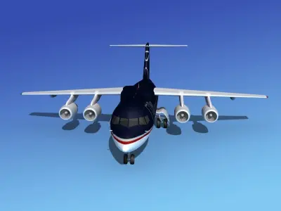 BAe 146-200 Titan 3D model