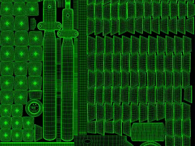 Grenade F1 with Keyboard Buttons PBR 3D model