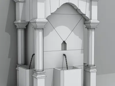 Fountain 04 3D model