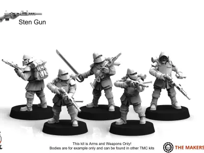 Misc - Trench Crusade Arms 5 3D print model